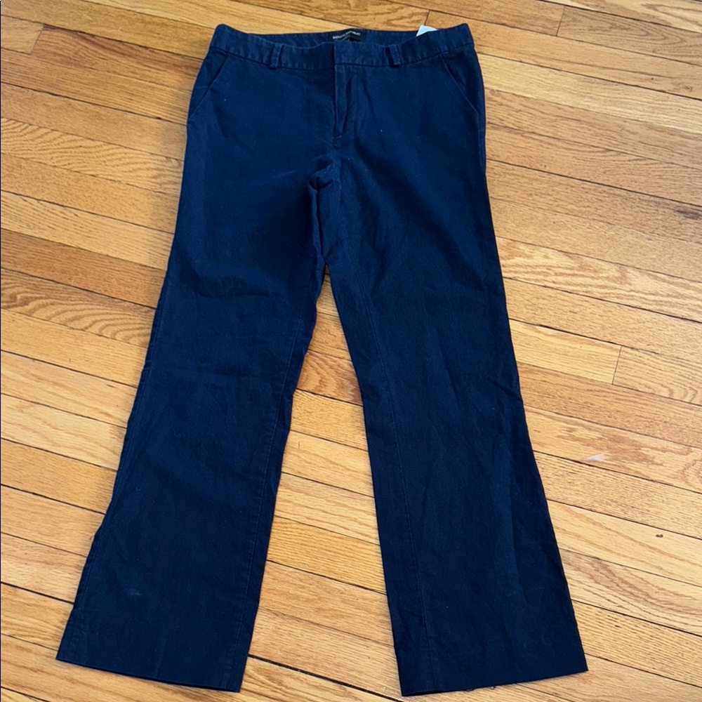 Banana Republic Navy Blue Linen Pants